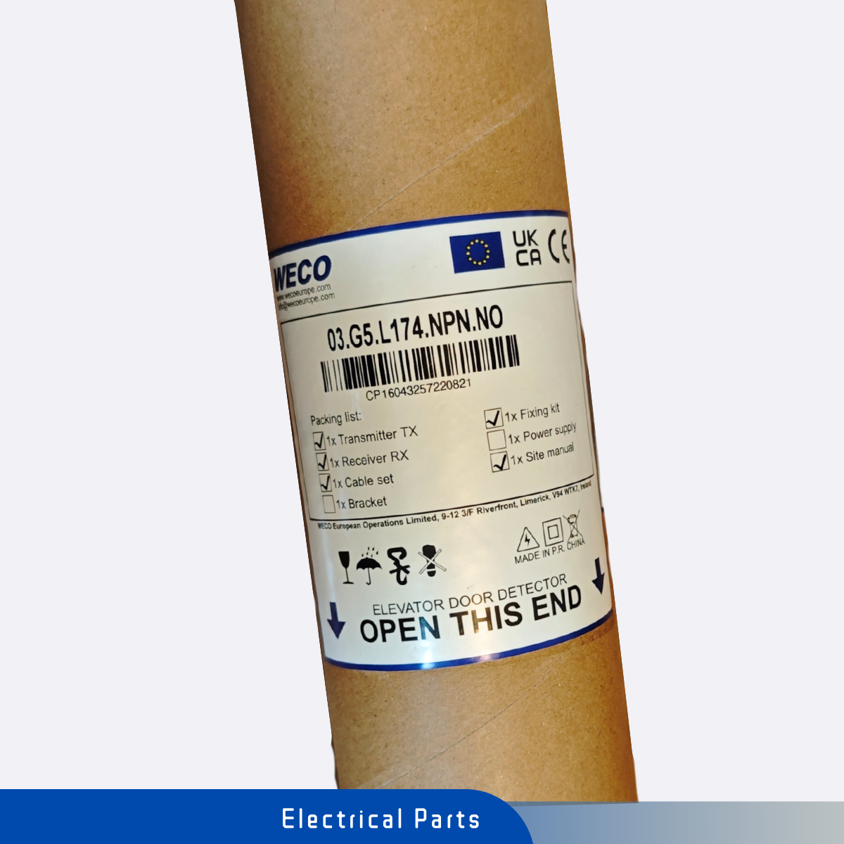 Light Curtain Door Detector 03.G5.L174.NPN.NO DC24V