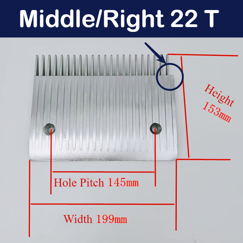 Escalator Aluminum Alloy Comb DAW-A305004N For SDL SSL