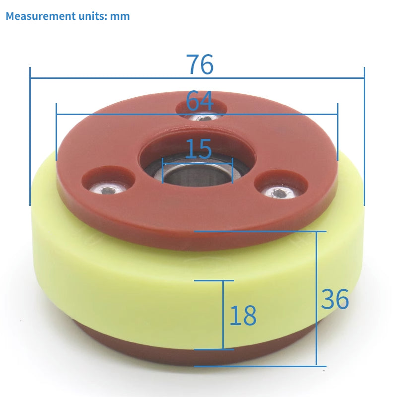 Mitsubishi J Serie Escalator Step Roller J622000C201 76*35*6202 With Rivets