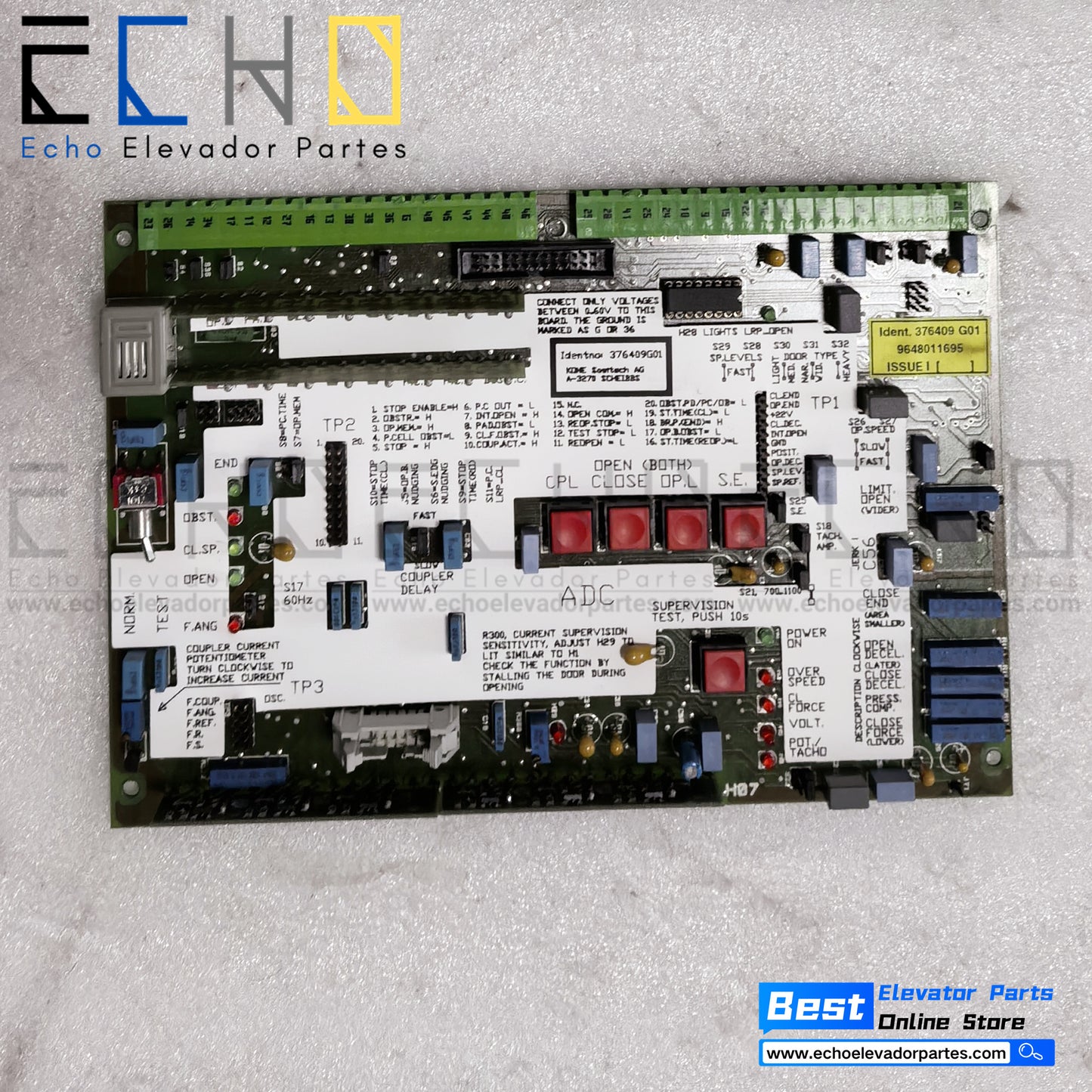 KONE ADC Control Board KM376409G01