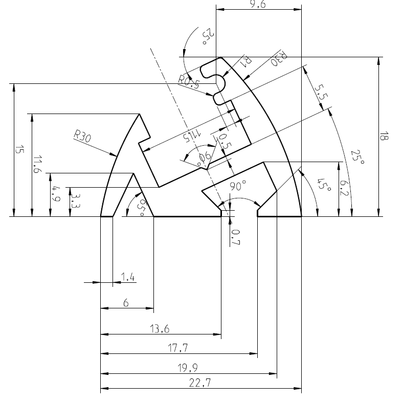 KONE Escalator Skirt Brush Deflector Base KM5279513H01 L2400MM