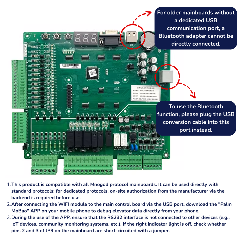 Monarch BlueTooth WIFI Module MCTC-WIFI-A0 New Version