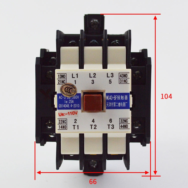 Elevator Contactor MG4D-BF AC110V 220V DC110V
