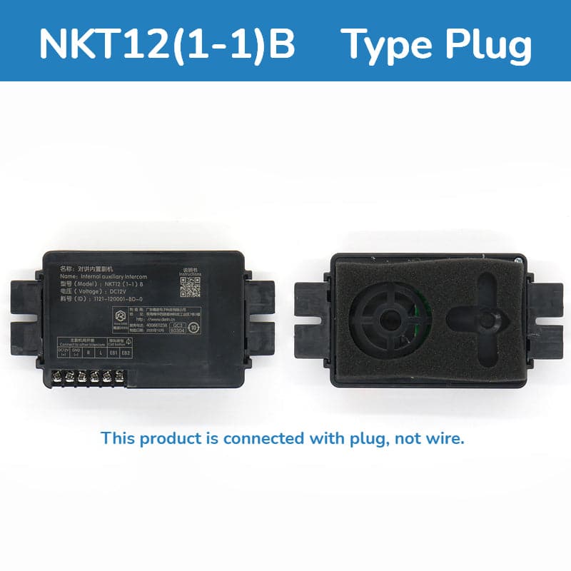 Elevator Cabin Inner Auxiliary Intercom NKT12 NBT12(1-1)B