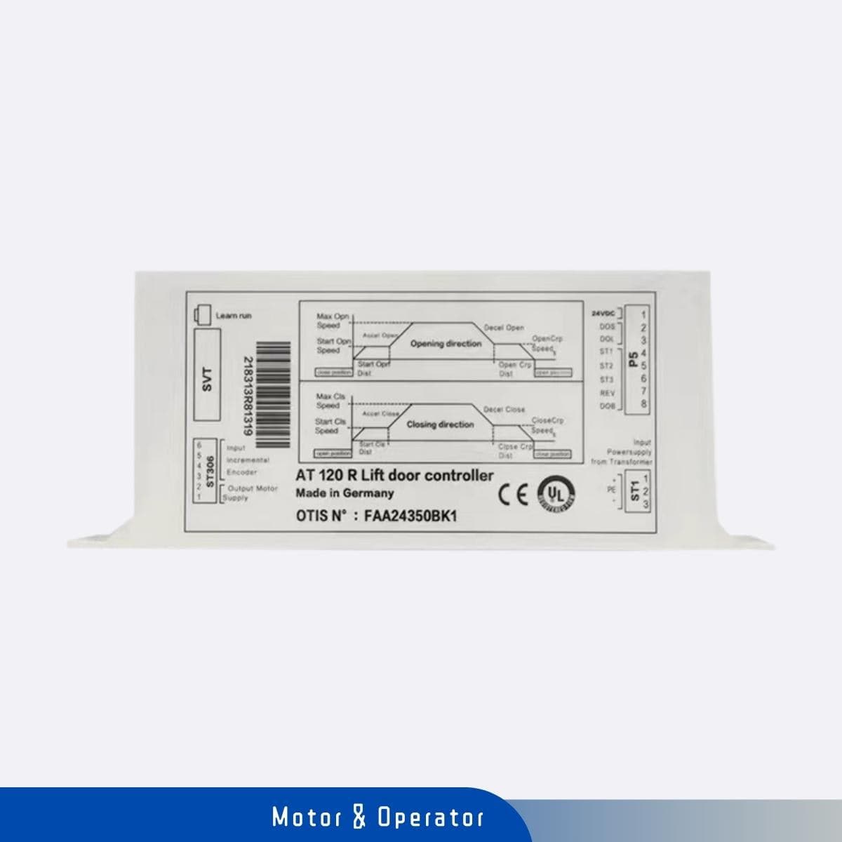 Operador de puerta FAA24350BK1 para OTIS