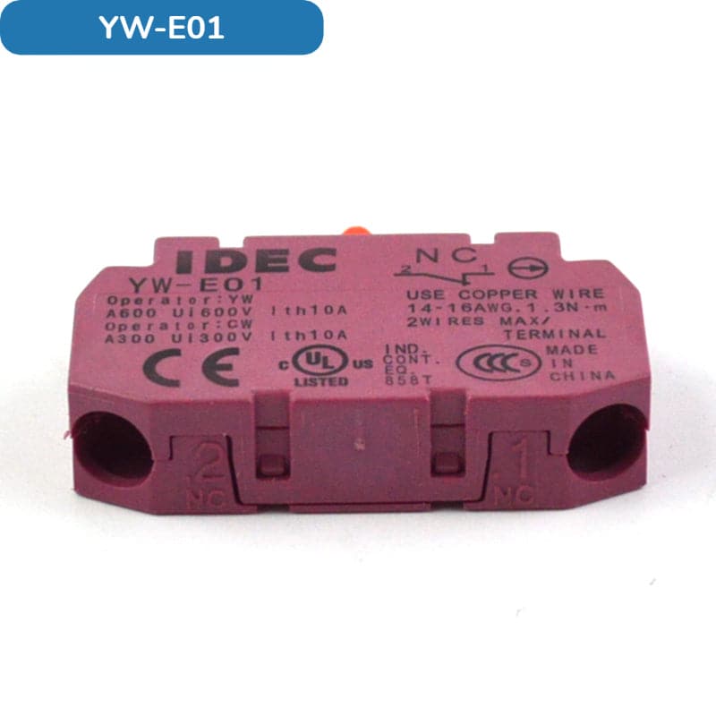 IDEC Switch YW-E01/YW-E10 YW-EW02/YW-EW20