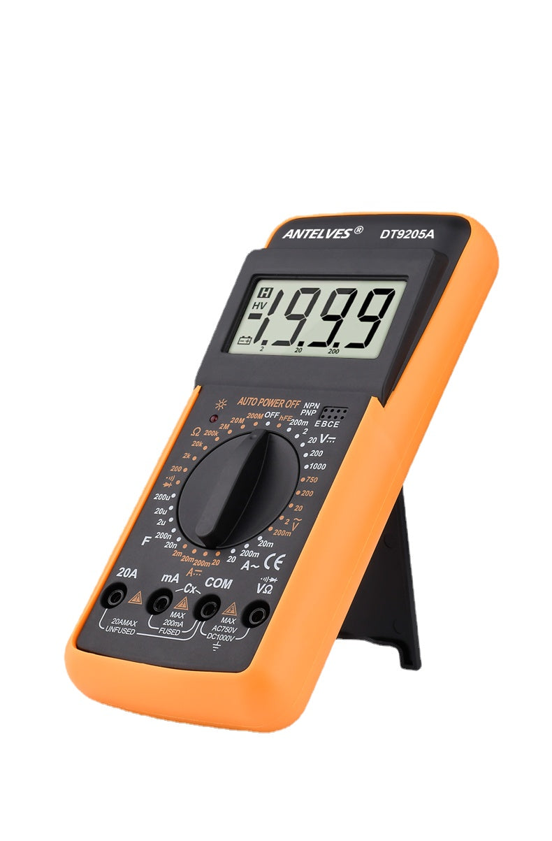 DT9205A Multimeter LCD Display Handheld Digital  AC/DC Voltage Current Tester