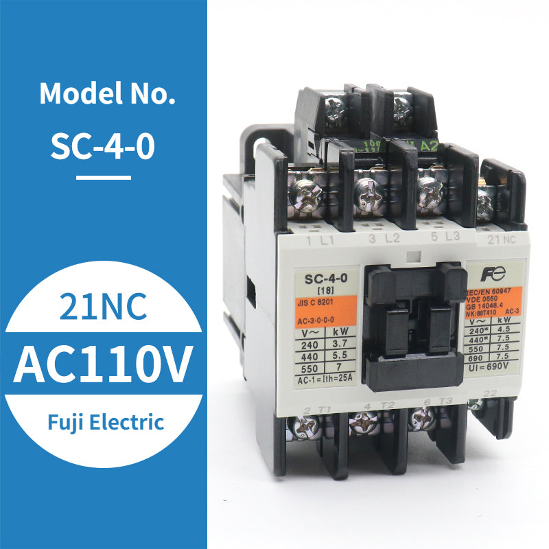 FUJI Electric Contactor SC-4-1 SC-4-0 SC-5-1/G AC110V 220V