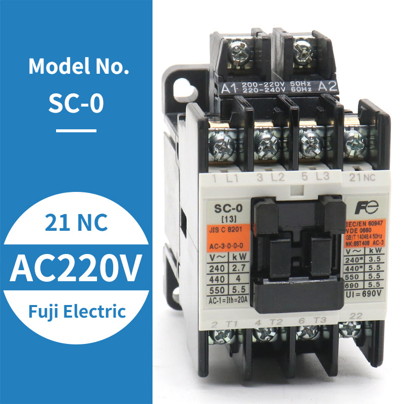 FUJI Electric Contactor SC-03 SC-0 SC-05 AC110V 220V