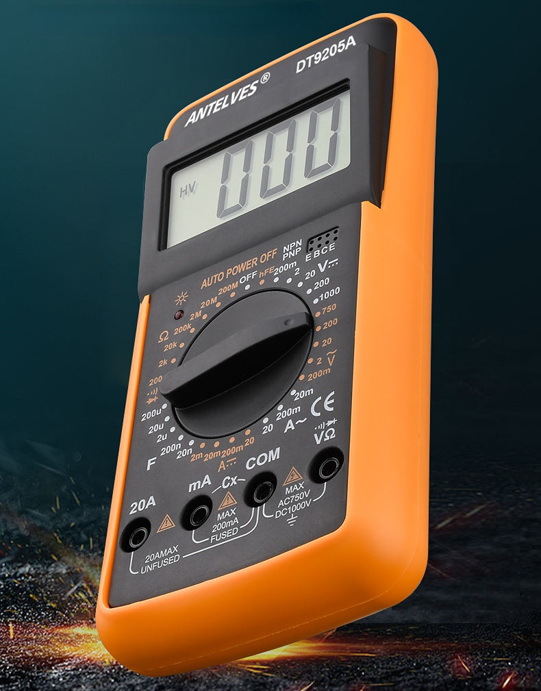 DT9205A Multimeter LCD Display Handheld Digital  AC/DC Voltage Current Tester