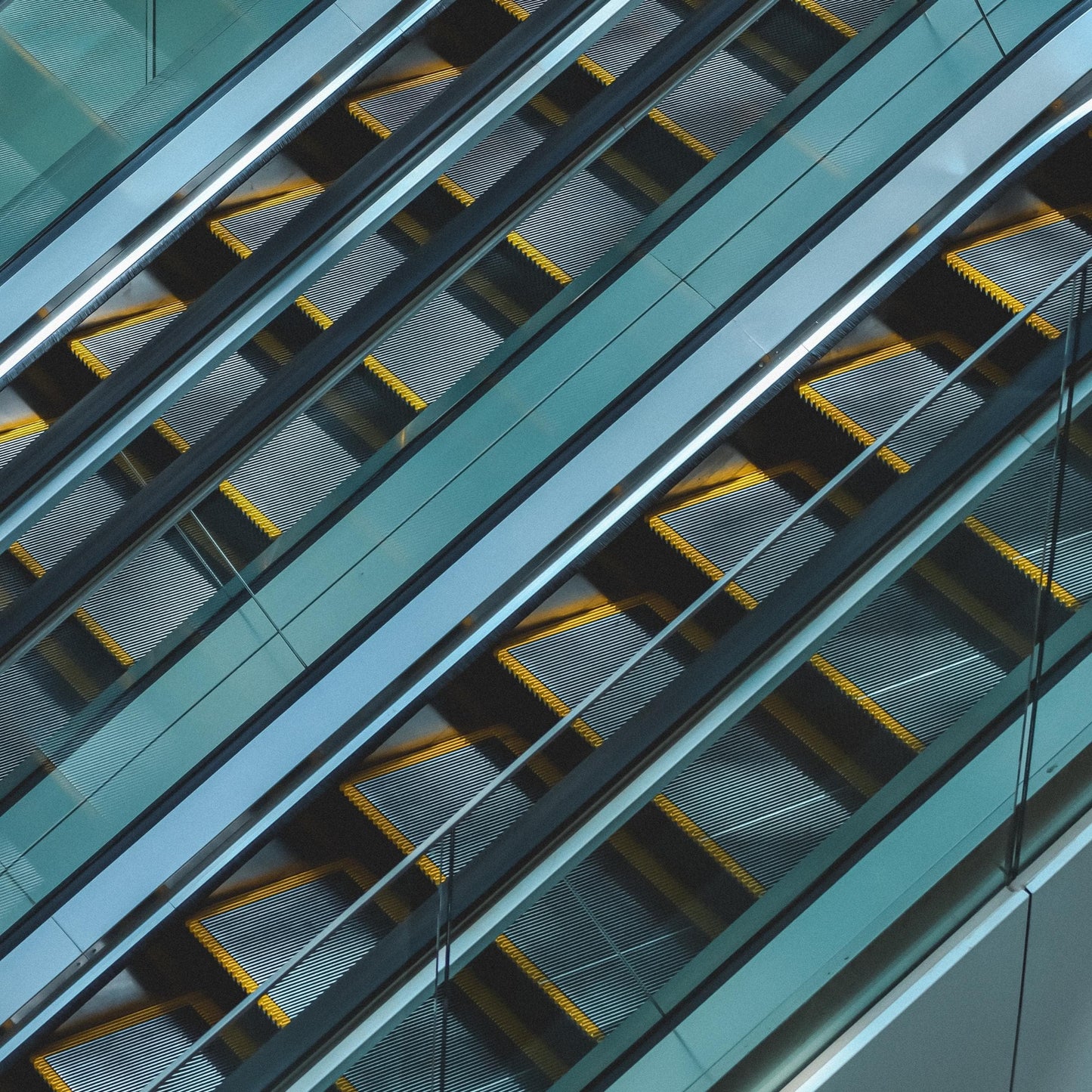 Complete Escalator Used For Airport Shopping Center Metro Station