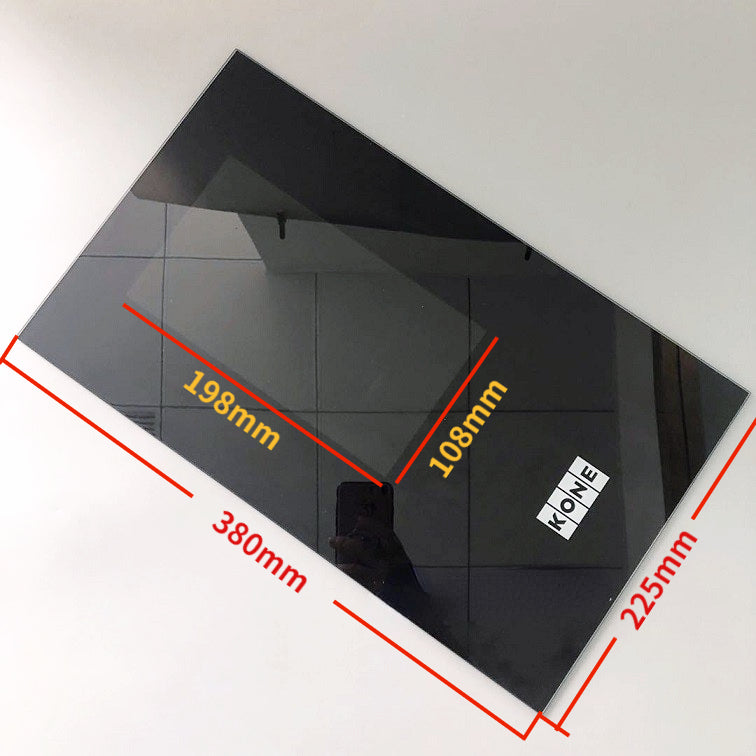 KONE KDS330 Elevator Cabin Display Glass Screen 225*380mm