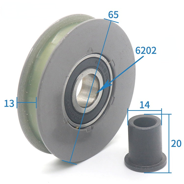 Elevator Door Roller 65*13*6202 For HITACHI YUNGTAY