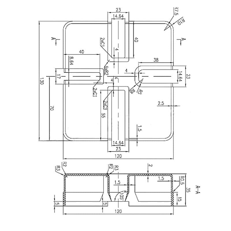 Elevator Square Oil Cup For MITSUBISHI OTIS