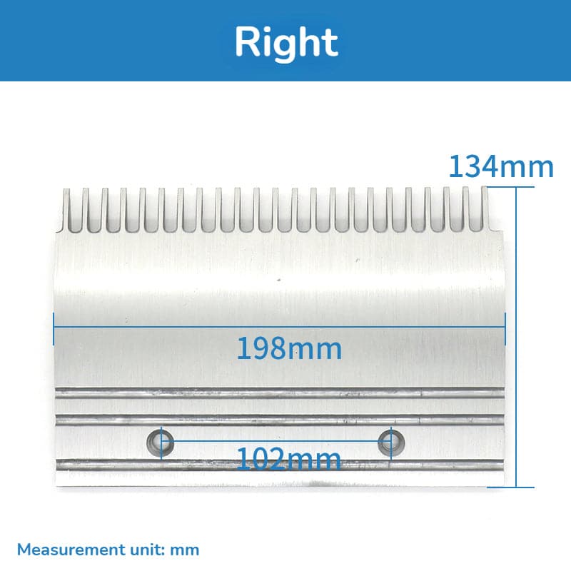 Peine para escaleras mecánicas de aluminio XIZI OTIS XAA453BJ1/2/3