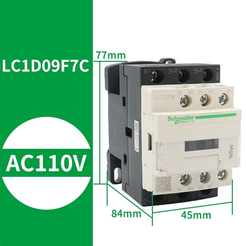 Contactor Schneider LC1D09F7C/D12M7C/D18/D25 110V 220V