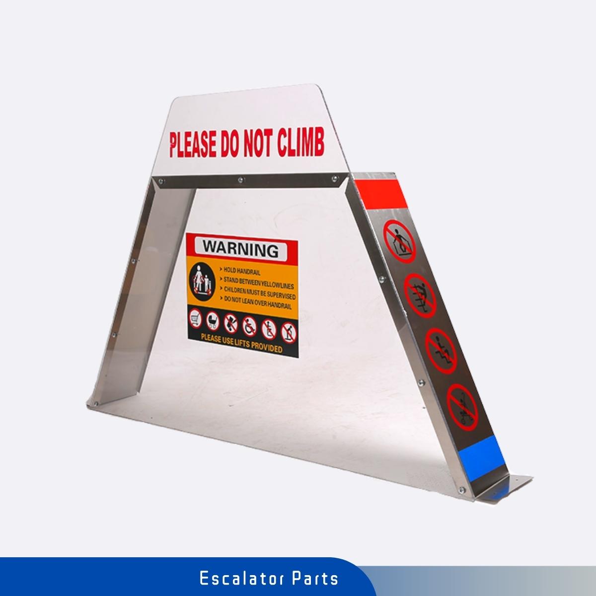 Escalator Anti-Climbing Device