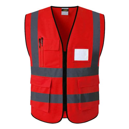 Reflective Strip Safety Vest For Elevator Maintenance