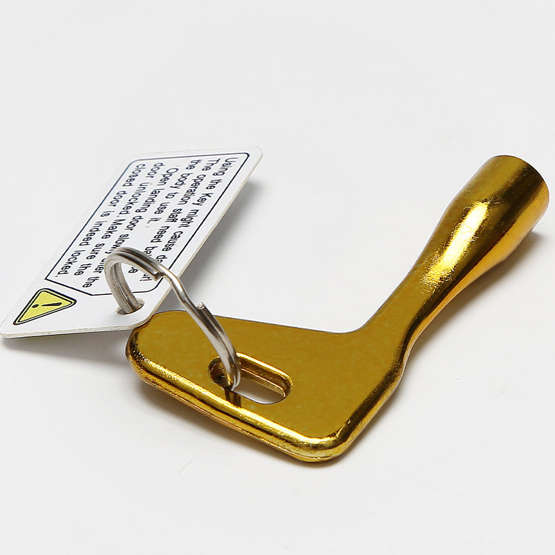 ThyssenKrupp Elevator Triangular Key S200 Gold