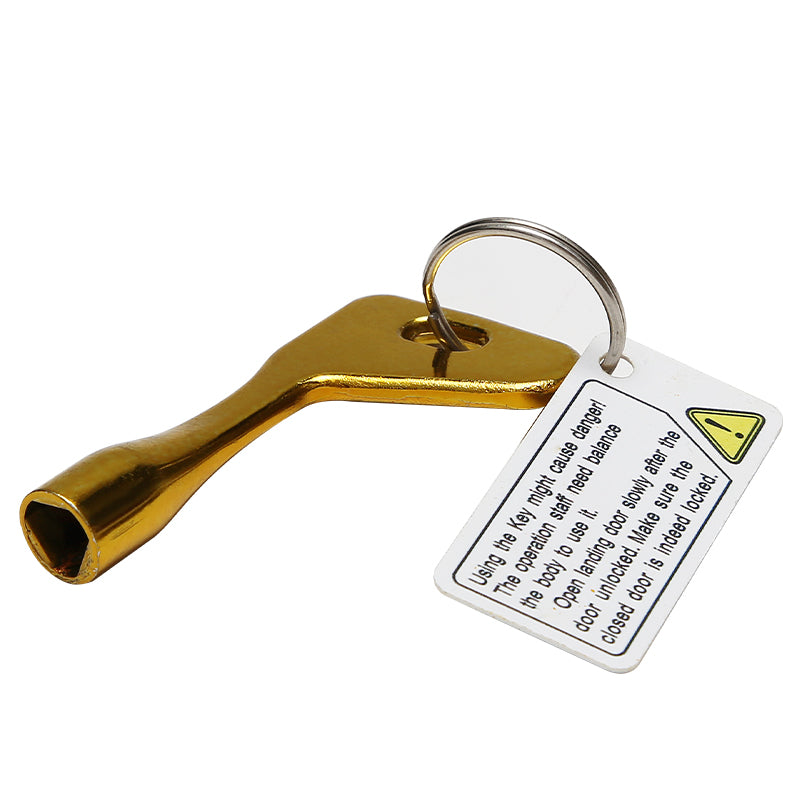 ThyssenKrupp Elevator Triangular Key S200 Gold