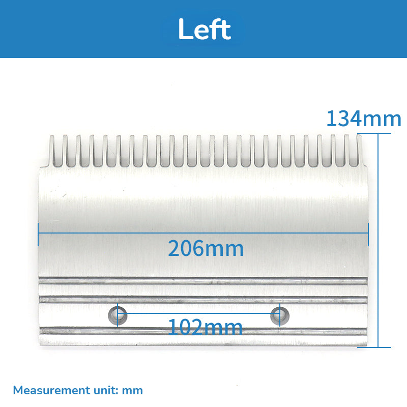 Peine para escaleras mecánicas de aluminio XIZI OTIS XAA453BJ1/2/3
