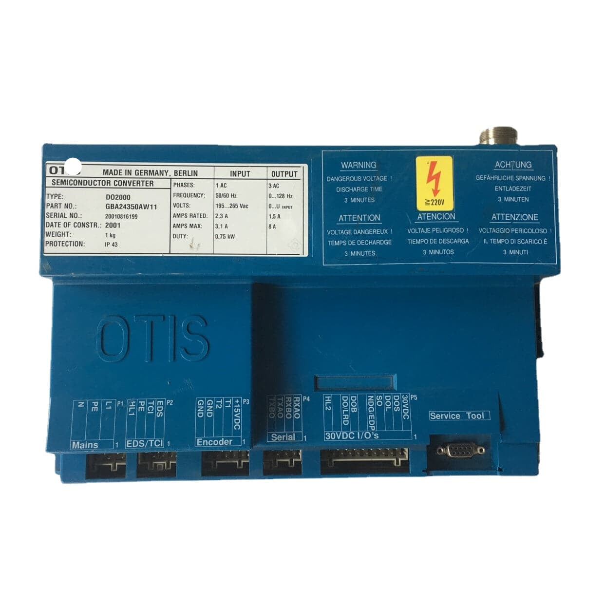 DO2000 Blue Door Operator GBA24350AW11