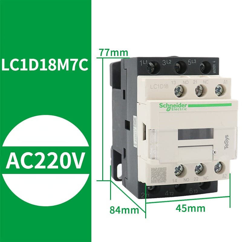 Contactor Schneider LC1D09F7C/D12M7C/D18/D25 110V 220V