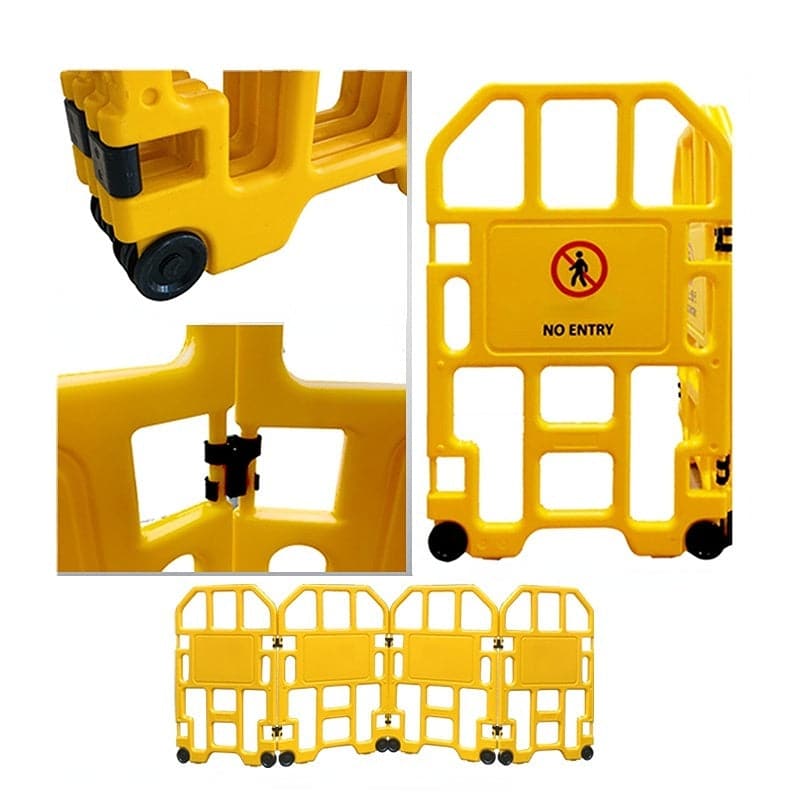 Foldable Safety Fence For Elevator Maintenance Customizable