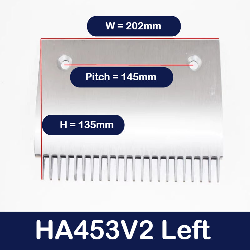 XIZI OTIS Escalator Aluminum Comb Plate HA453V1/V2/V3 22-Tooth