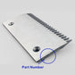 9300 Escalator Aluminum Comb SMR313609/898516/898515