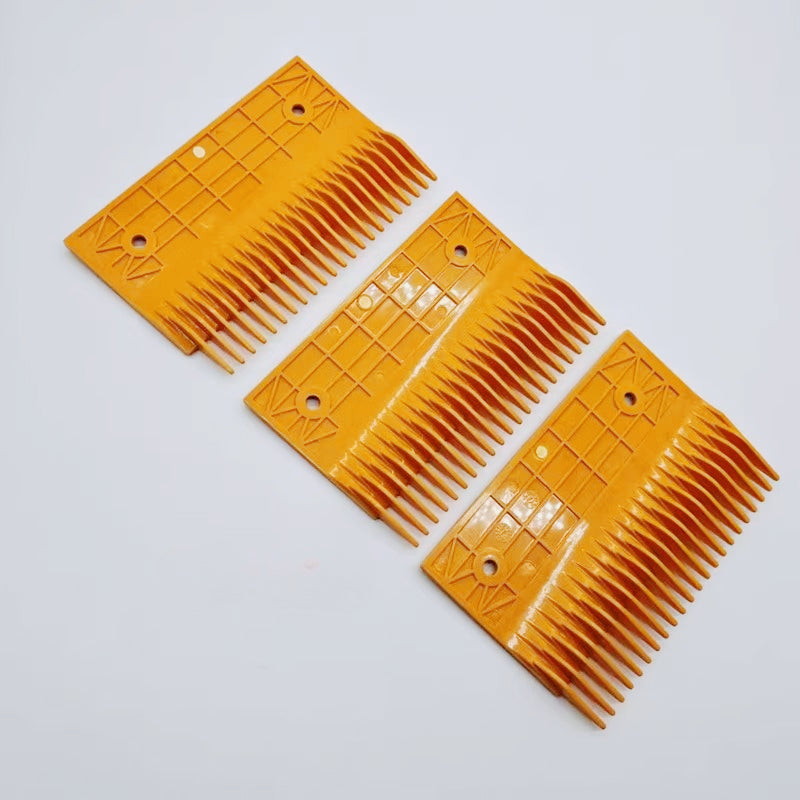 KONE Escalator Plastic Comb Plate 22-Tooth Yellow Frame