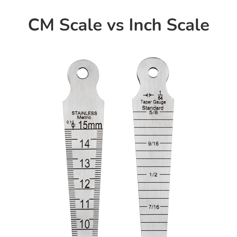 Stainless Steel Gap Gauge Ruler Metric