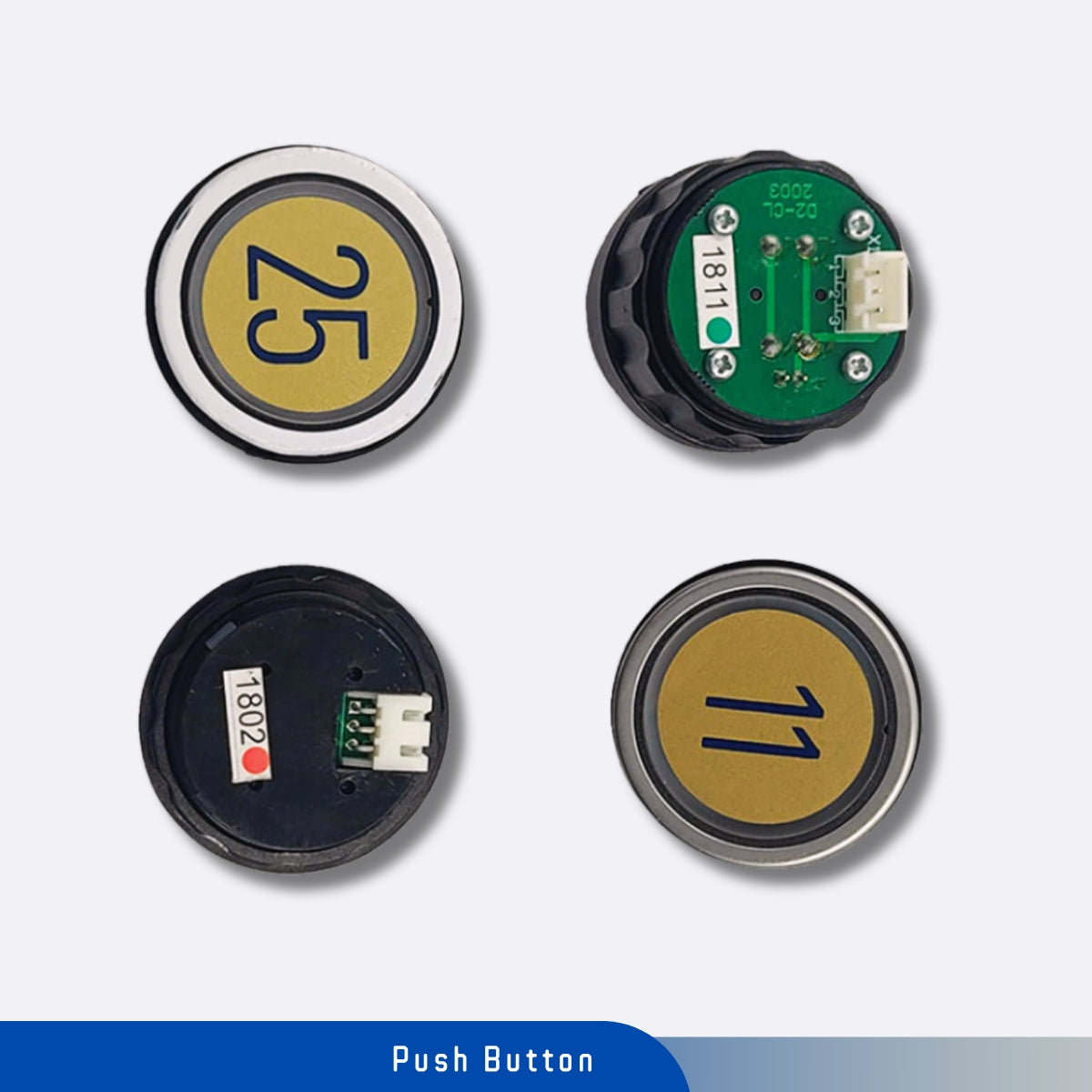 Elevator Button D2-CL 3/4 Pins For SDL 5400