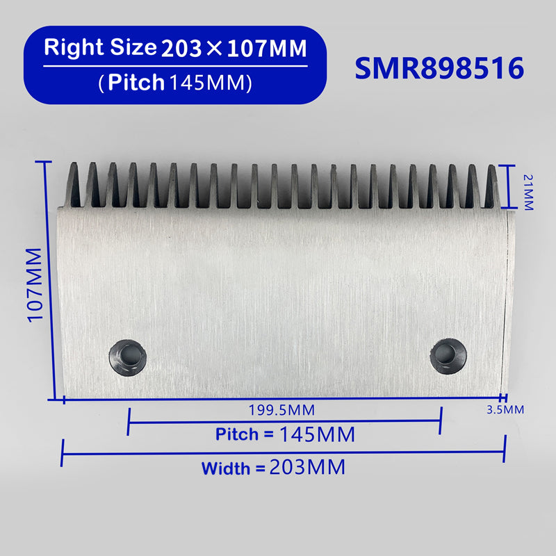 9300 Escalator Aluminum Comb SMR313609/898516/898515