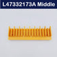 KONE Escalator Plastic Comb Plate 22-Tooth Yellow Frame