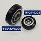 Elevator Roller Guide Shoe LUR76EG02 114/76 For Mitsubishi TKE