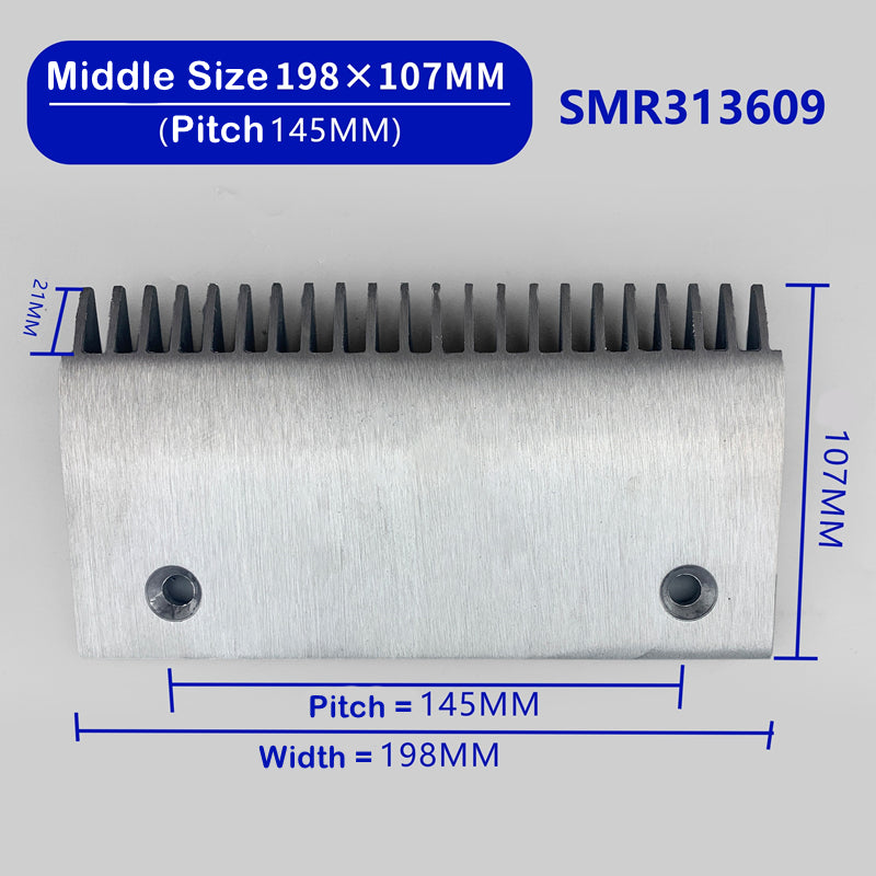 9300 Escalator Aluminum Comb SMR313609/898516/898515