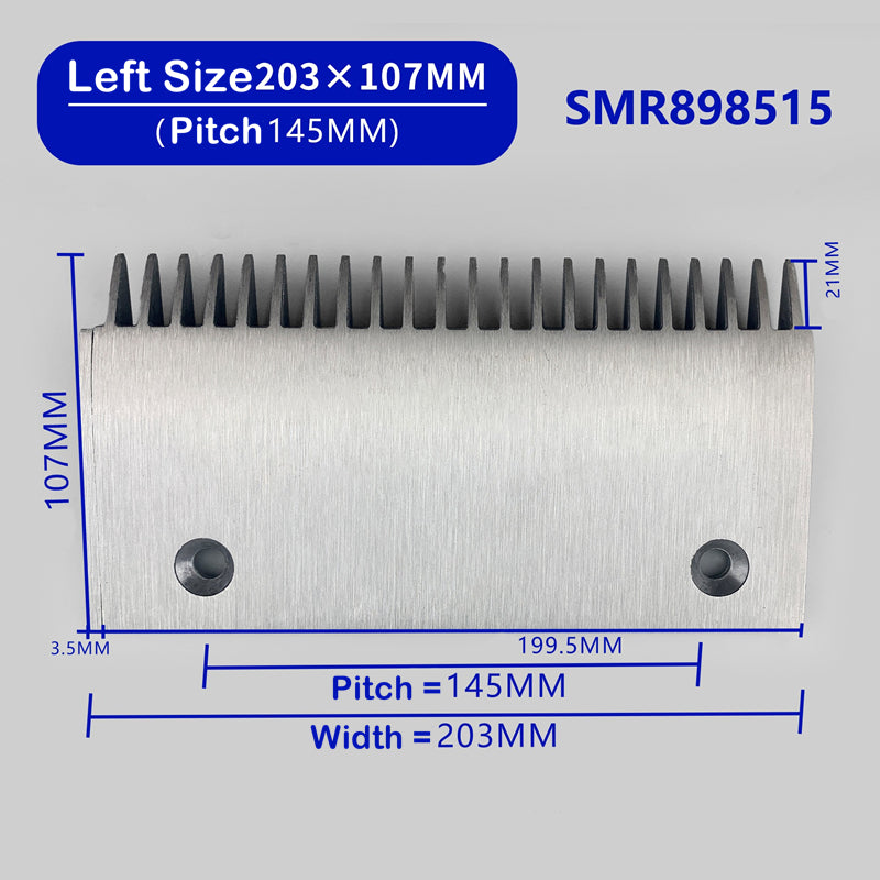 9300 Escalator Aluminum Comb SMR313609/898516/898515