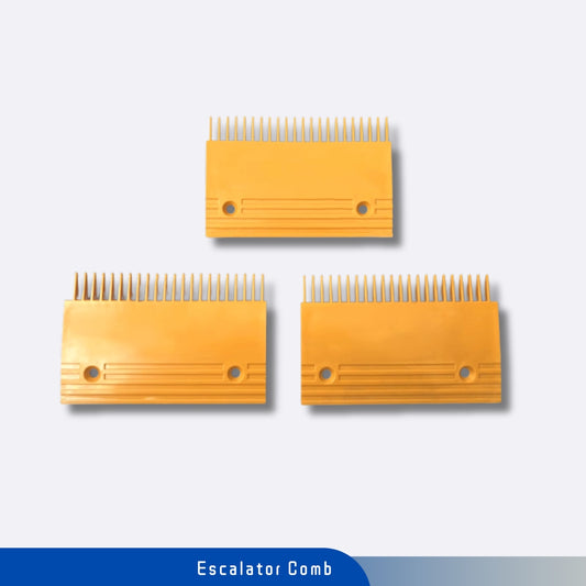 KONE Escalator Plastic Comb Plate 22-Tooth Yellow Frame