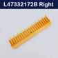 KONE Escalator Plastic Comb Plate 22-Tooth Yellow Frame