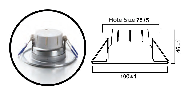 LED Car Lighting 408-C2.2W 3.5W For OTIS Thyssenkrupp