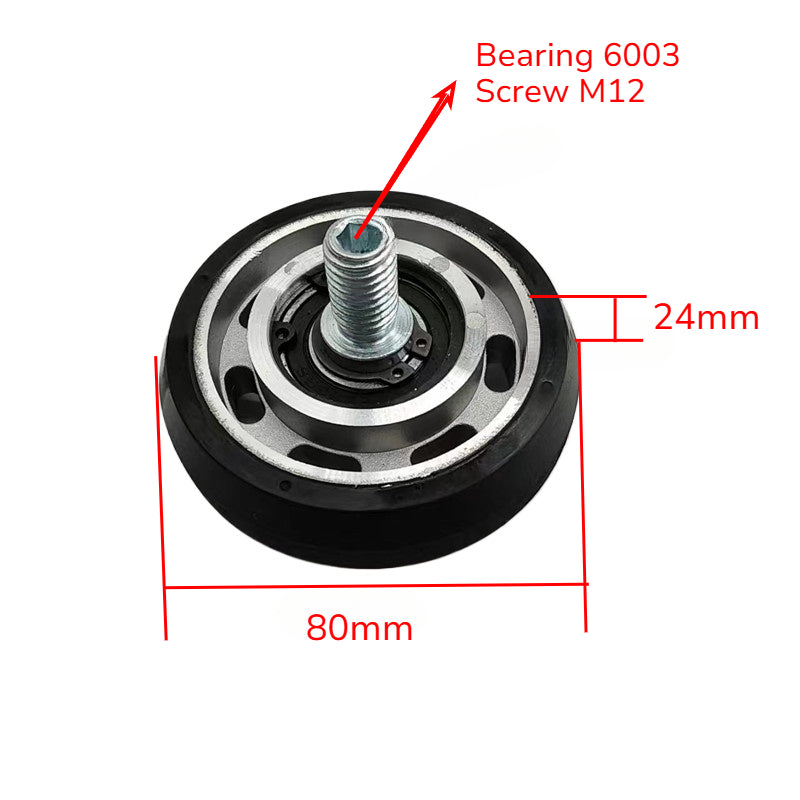 Counterweight Guide Roller 80*24*6003/80*28*6203 For KONE