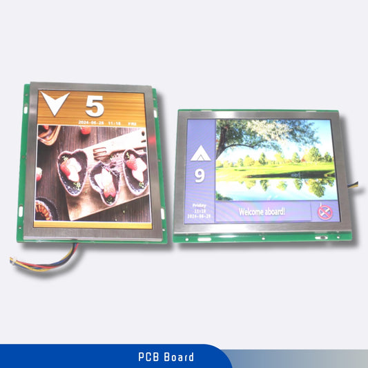 Elevator Cabin 8-inch LCD Display Board FFA-YD360-8D 8C-PCB-7 For HDFJ Monarch STEP