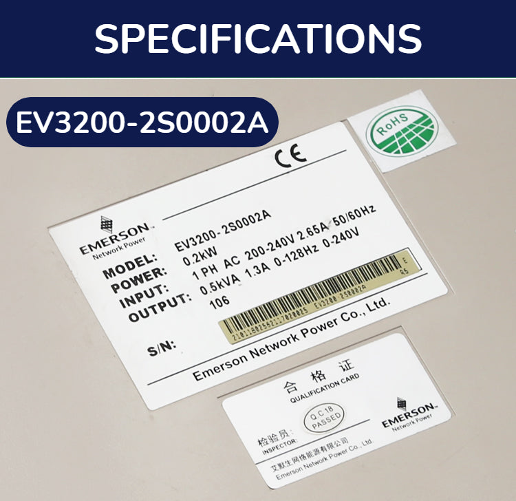 EMERSON Elevator Door Operator EV3200-2S0002A
