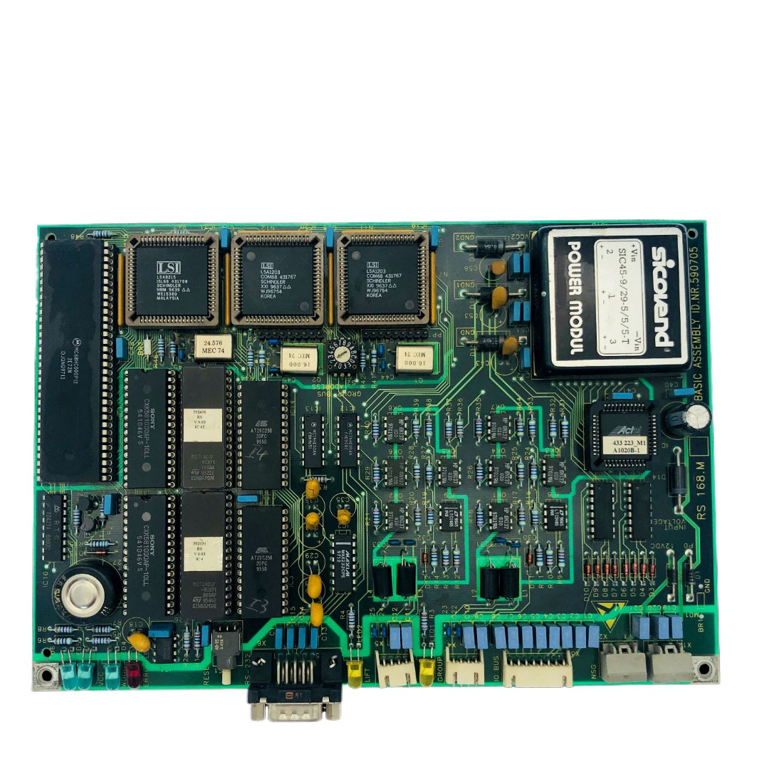 Schindler 300P PCB Board RS168.M BASIC ASSEMBLY ID.NR590705
