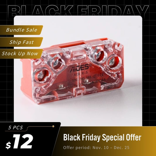 AIGES Elevator Female Lock KCB-R-5 Pack*5PCS