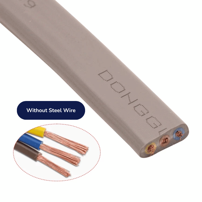 Elevator Air Conditioner Flat Traveling Cable TVVBG3*2.5