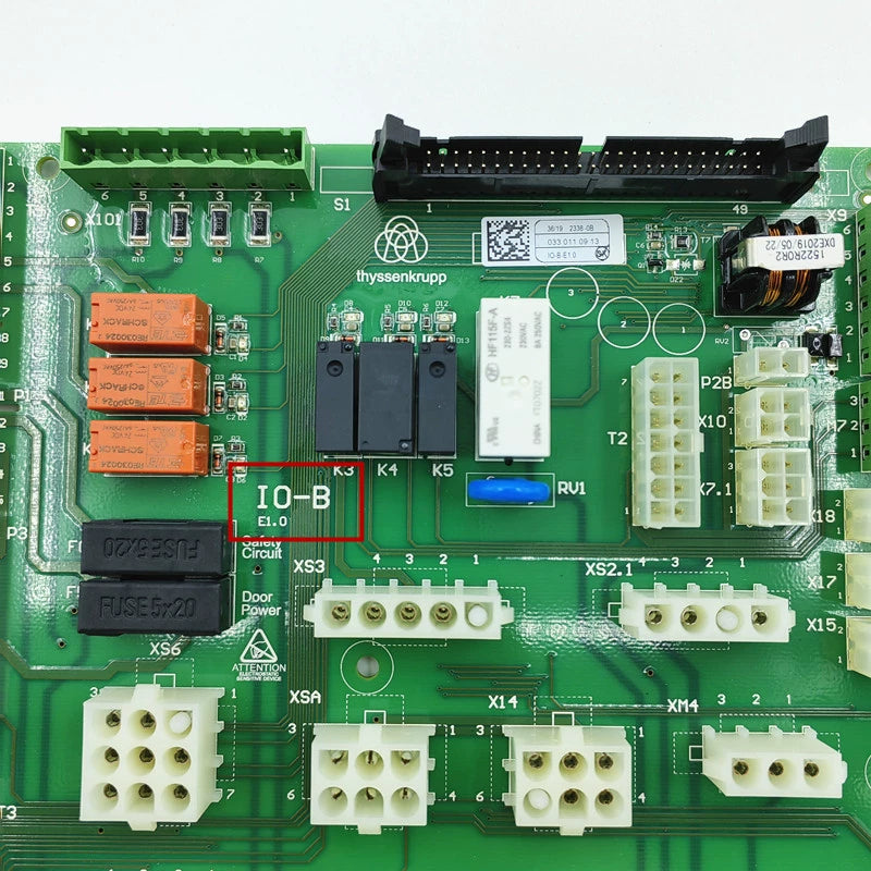 Elevator Safety Circuit Board IO-B For ThyssenKrupp