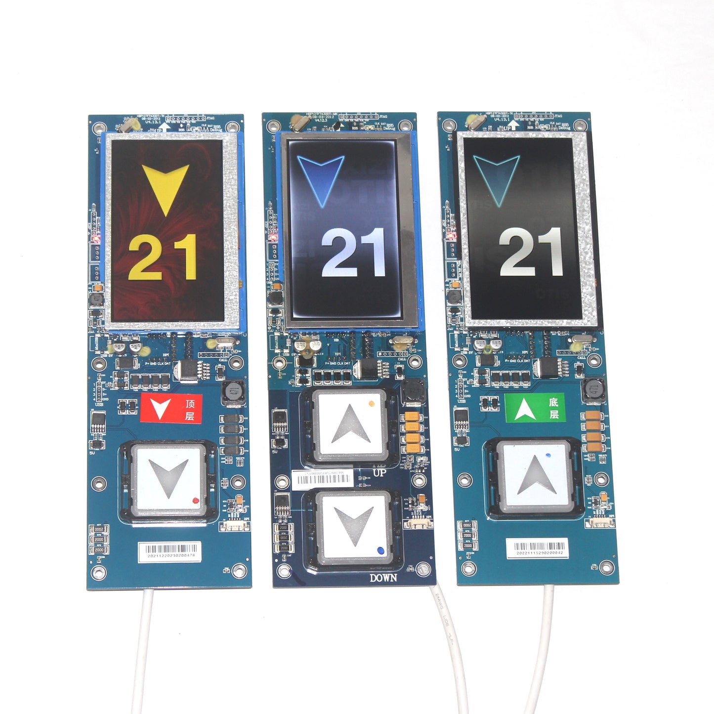 Elevator LCD LOP Display Board HBP12TFT430DT-MT/LM2GD004 For XIZI-OTIS