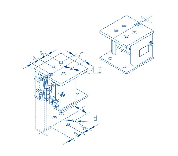 Elevator Safety Gear QJB2500 Single/Dual Lift Safety Gear